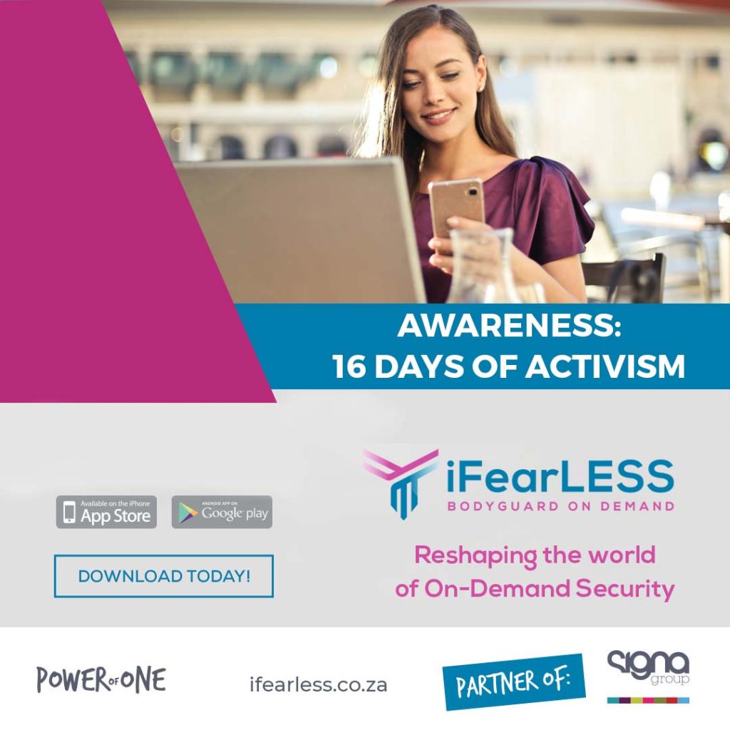 iFearLESS Safety app for south africa
